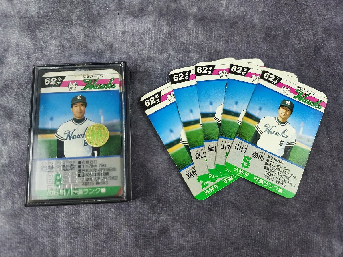 タカラ プロ野球カード 昭和56年 南海ホークス 久保寺 雄二 背番号
