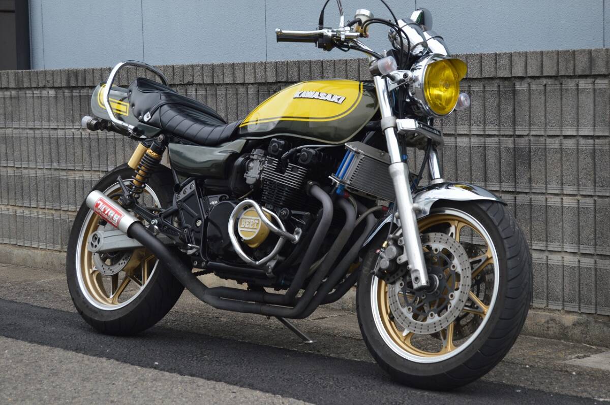 中古】Z400GP用 ダイシン マフラー オールアルミマフラー DIC Z400FXや