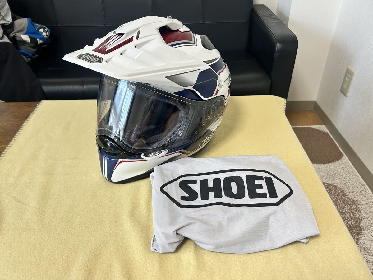 やや傷や汚れあり】SHOEI HORNET ADV NAVIGATE オフロードヘルメット