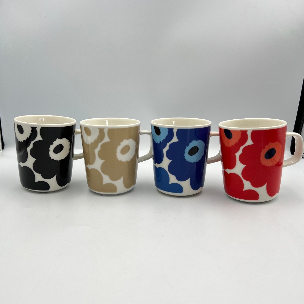 新品】マリメッコ ウニッコ マグカップ サックス 廃盤 UNIKKO 北欧食器