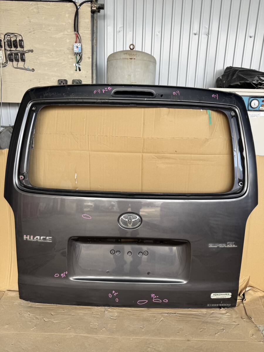 ハイエース 100系？ バックドア 純正　イージークローザー リアゲート 中古】100系 ハイエース リアゲート バックドア イージークローザー