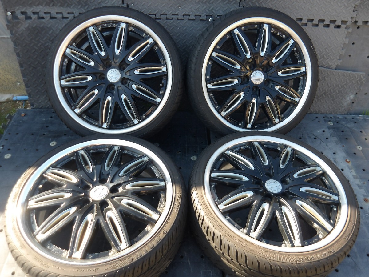 中古】WORK ワーク ラスターレRT1 LV 5.5J(+45) 165-40-16 4本セット