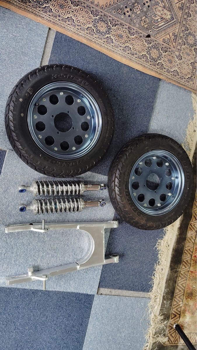 新品】ATV 四輪バギー トライク ジャイロ アルミホイール 10インチ 5.5