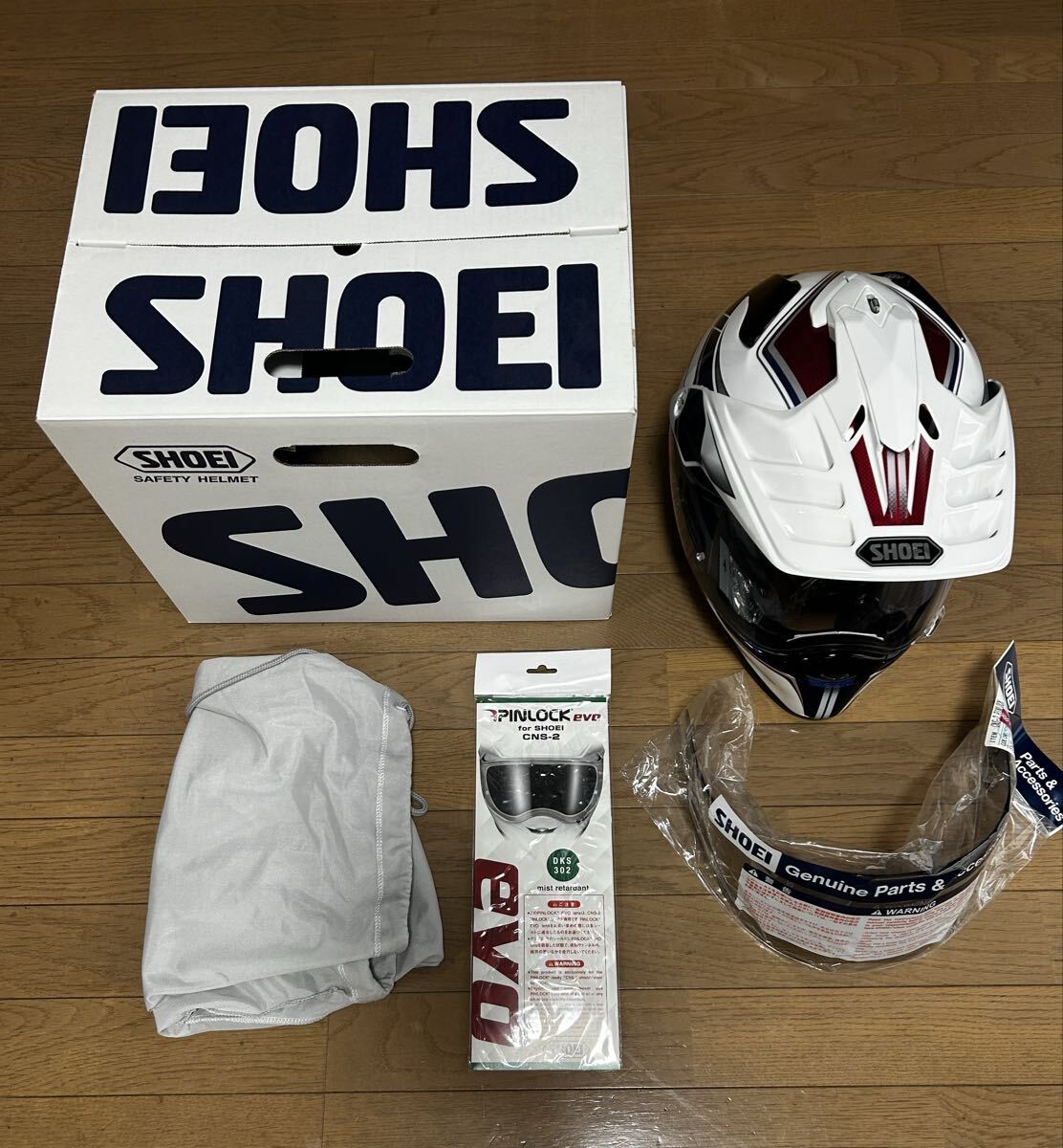 やや傷や汚れあり】SHOEI HORNET ADV NAVIGATE オフロードヘルメット