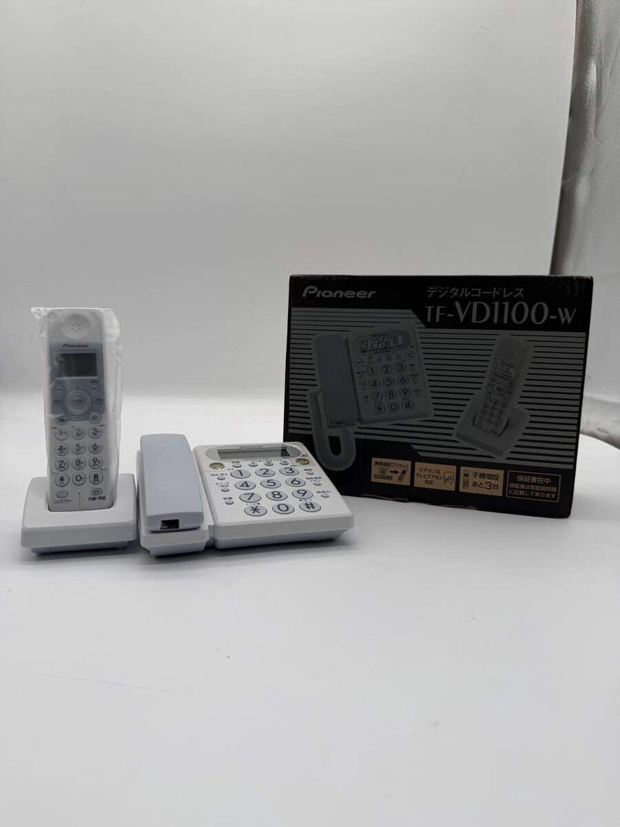 パイオニア J-DECT デジタルコードレス留守番電話機 TF-SE10S-W