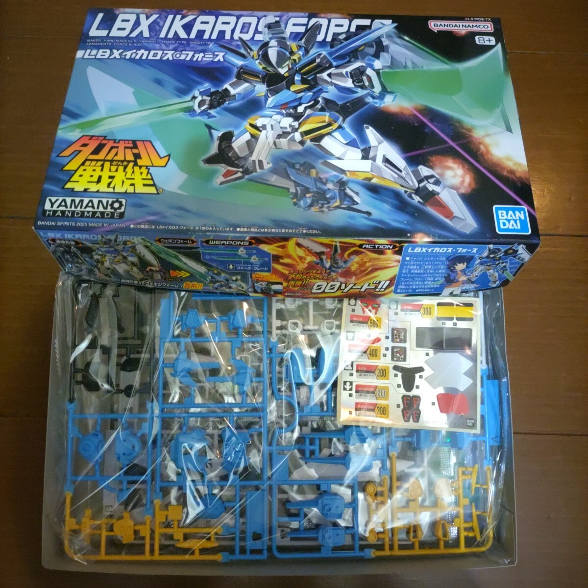 全塗装】1/1 ダンボール戦機 LBX イカロス・フォースの落札情報詳細