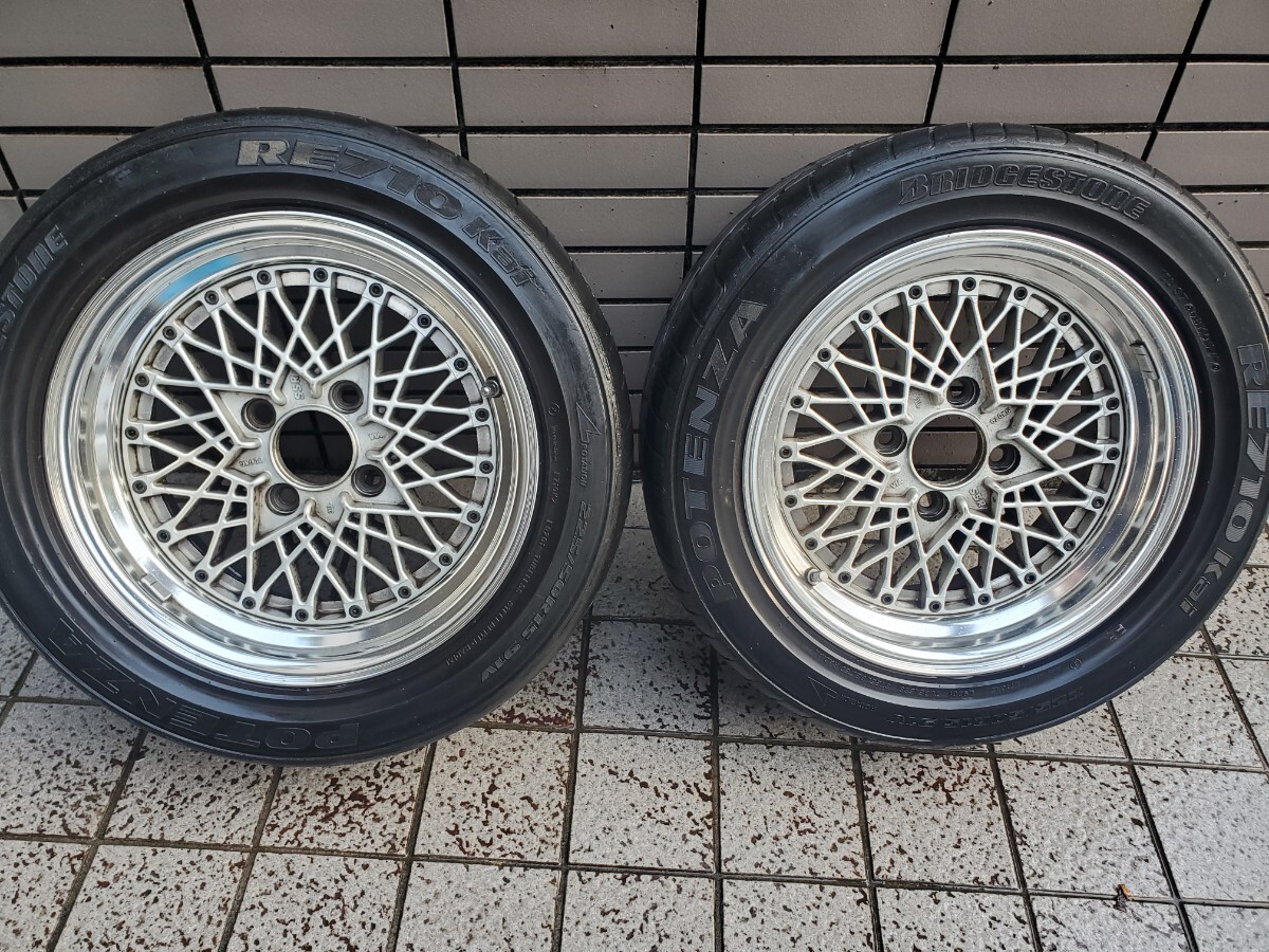 中古】オートバックスホイール 旧車系 フォーミュラーメッシュ 13