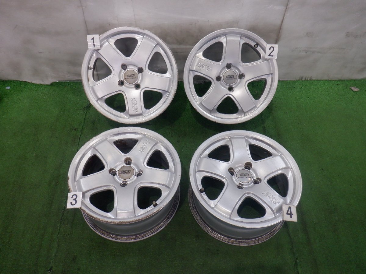 中古】無限 アルミホイール RG 16インチ PCD100 114.3 マルチ4H 7.0J