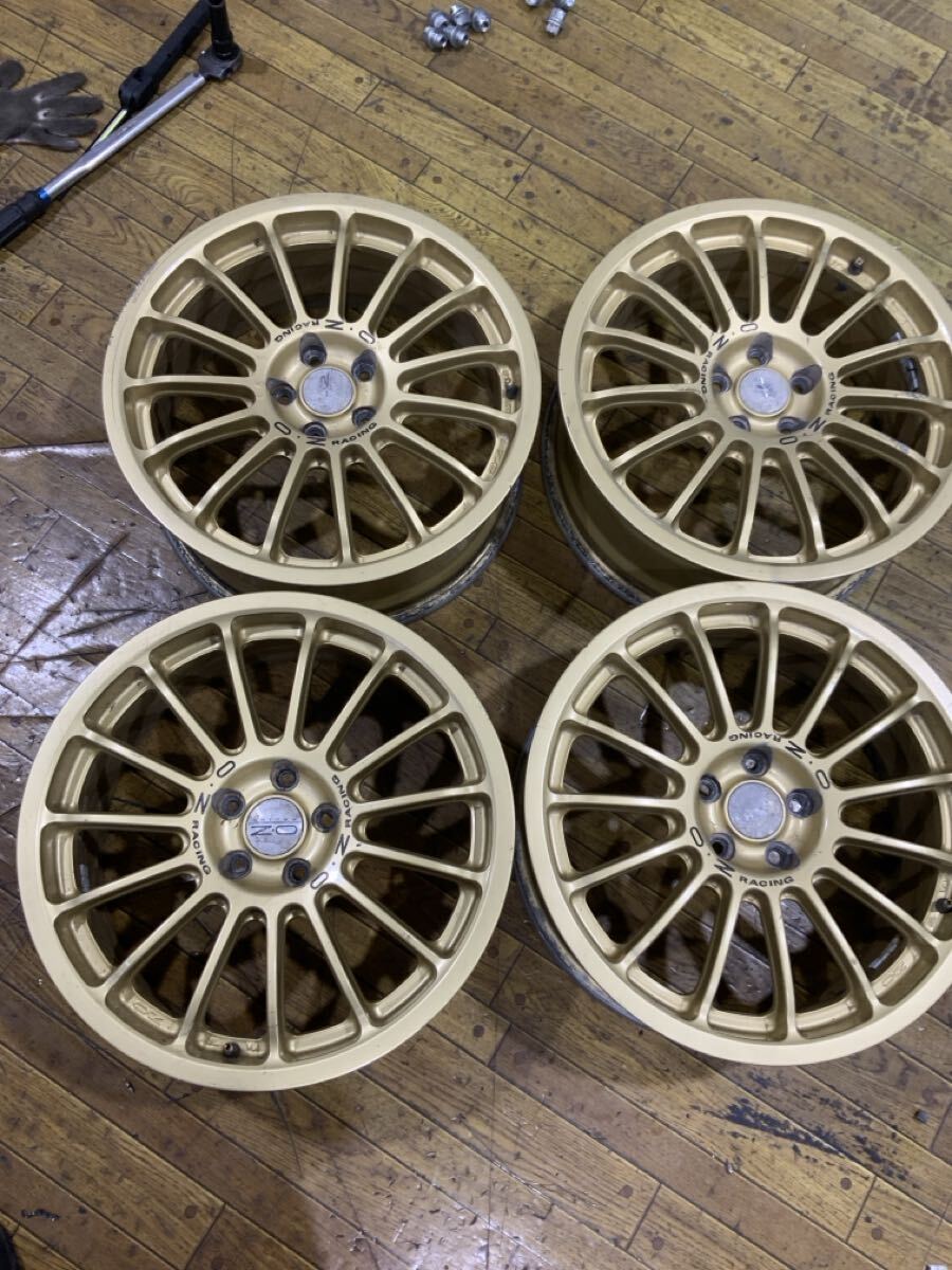 中古】ENKEI エンケイ RPF1 ゴールド 17インチ 7.5J ＋48 PCD100 5穴