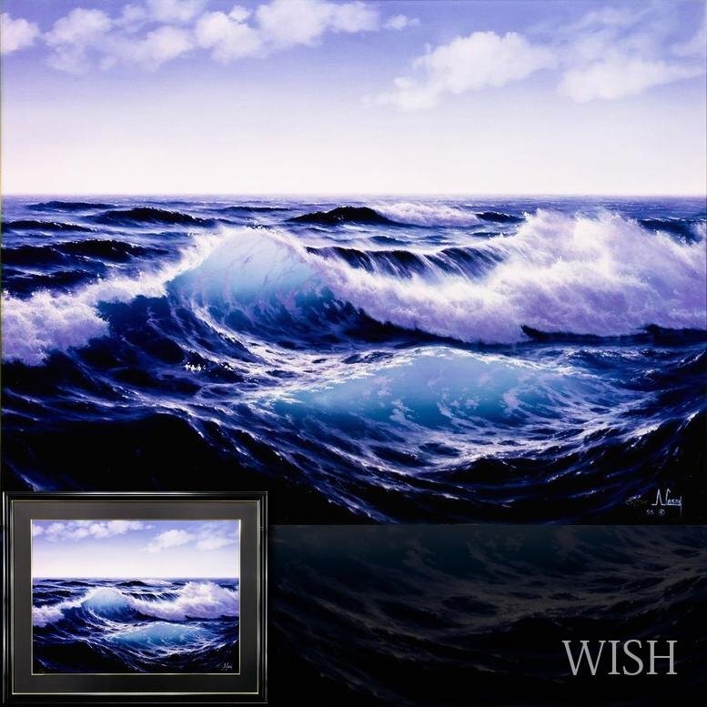 真作】【WISH】アンソニー・キャセイ Anthony CASAY 大作 シルク