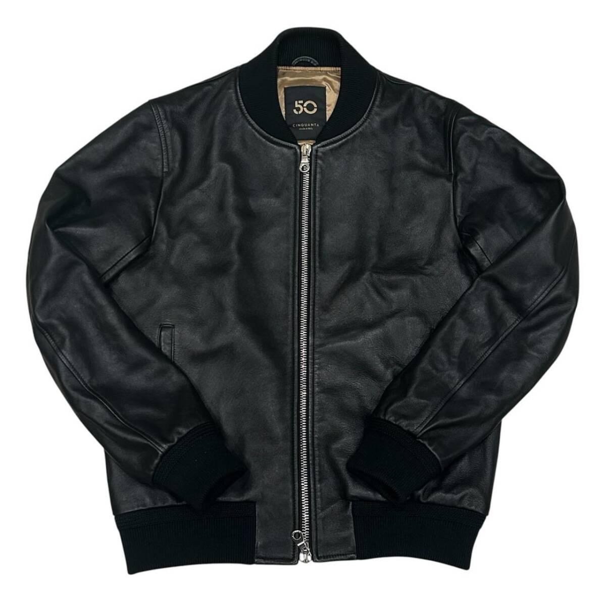 新品】新品 20SS Delan ラム レザー GIULIANO シングル ライダース