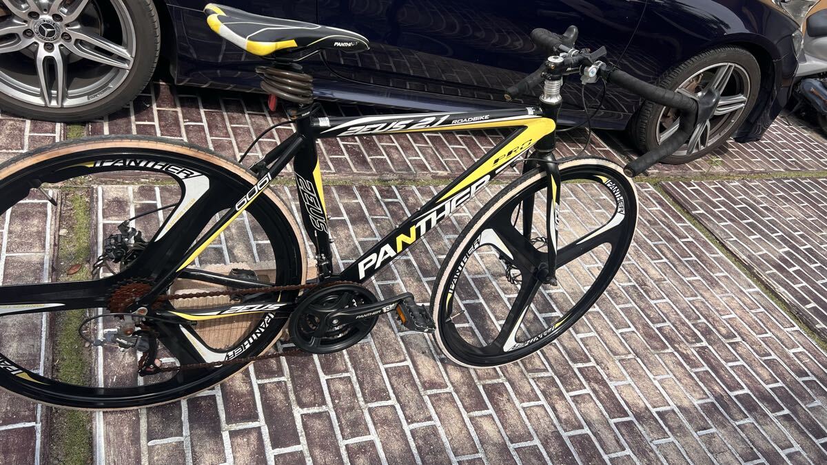 引取限定】PANTHER ZEUS 2.1 ロードバイク パンサー 趣味 中古 直