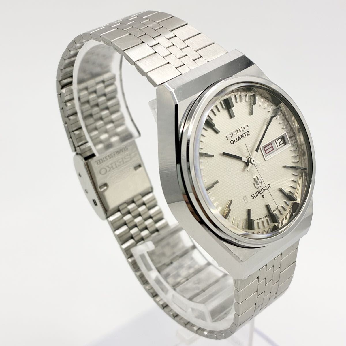稼働品】SEIKO/セイコー 7S36-00H0 セイコー5 Superior 50M 裏スケ