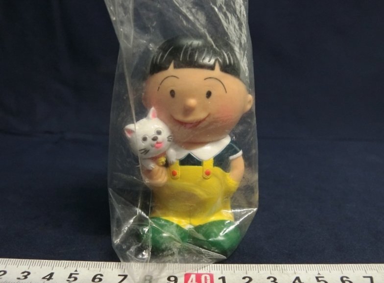 ▽12 当時物 旧タカラ わんぱく タラちゃん ソフビ サザエさん 着せ