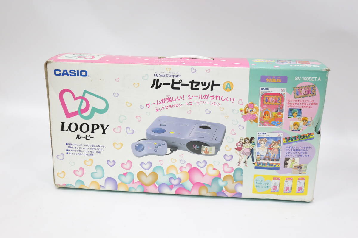 CASIO マイシールコンピューター LOOPY ルーピー SV-100 本体 カセット