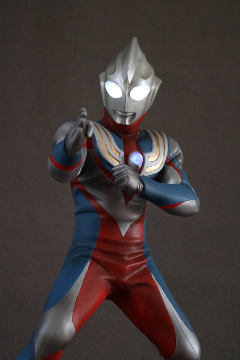 ☆ ビッグソフビ ウルトラマンティガ ＋ イーヴィルティガ 約40㎝弱
