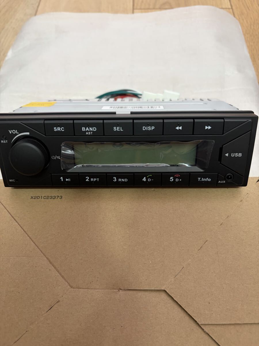新品】 取扱説明書 新型 24V 日野純正 Bluetoothラジオ チューナー USB
