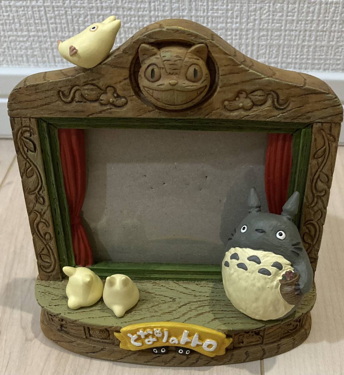 スタジオジブリ となりのトトロ 陶器 オルゴール付 フォトフレーム 横