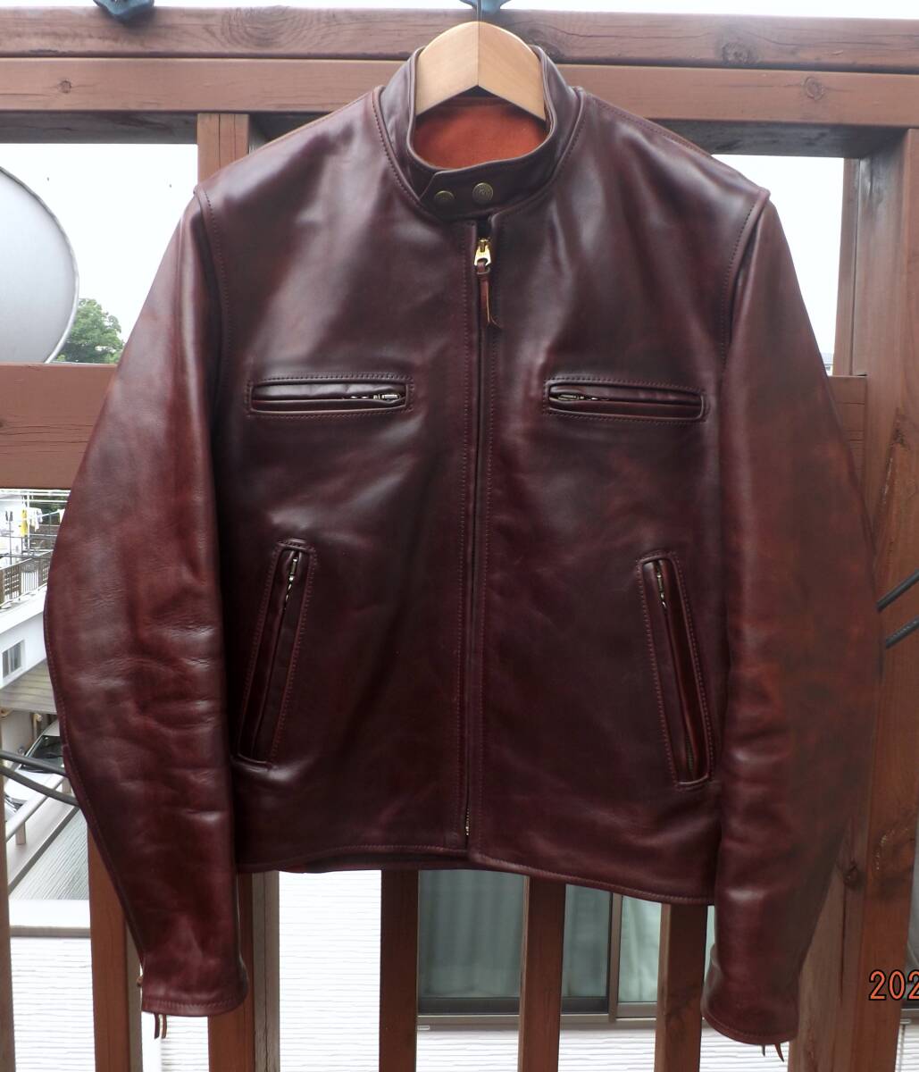 AERO LEATHER エアロレザー サイズ 38 送料無料 馬革 おまけ付き