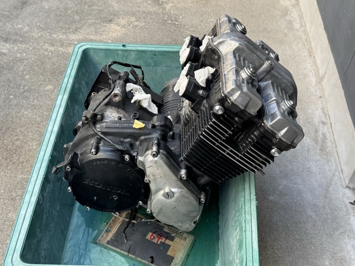 CBX550F エンジン クランキング確認済み/圧縮あり/エンジン番号正規打