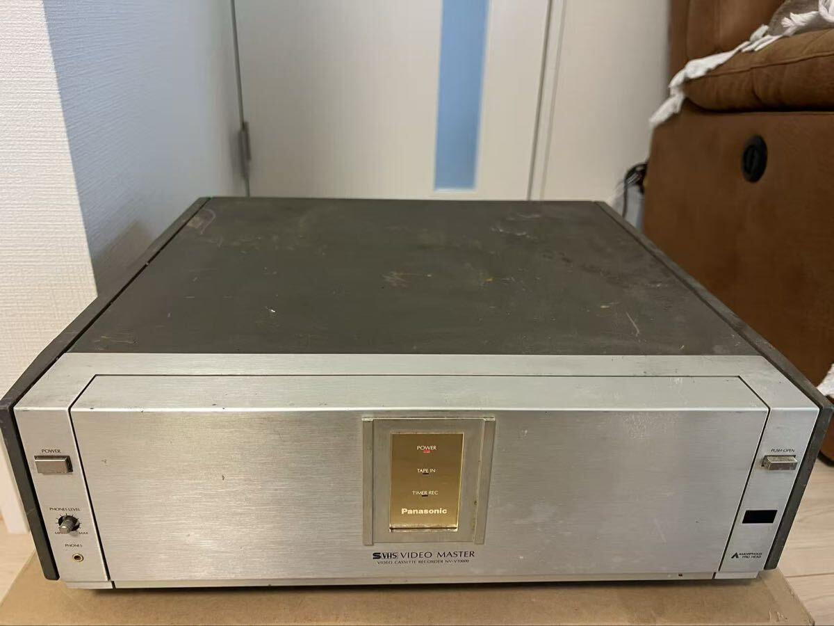 Panasonic S-VHSビデオデッキ VIDEO MASTER NV-V10000 難ありの落札