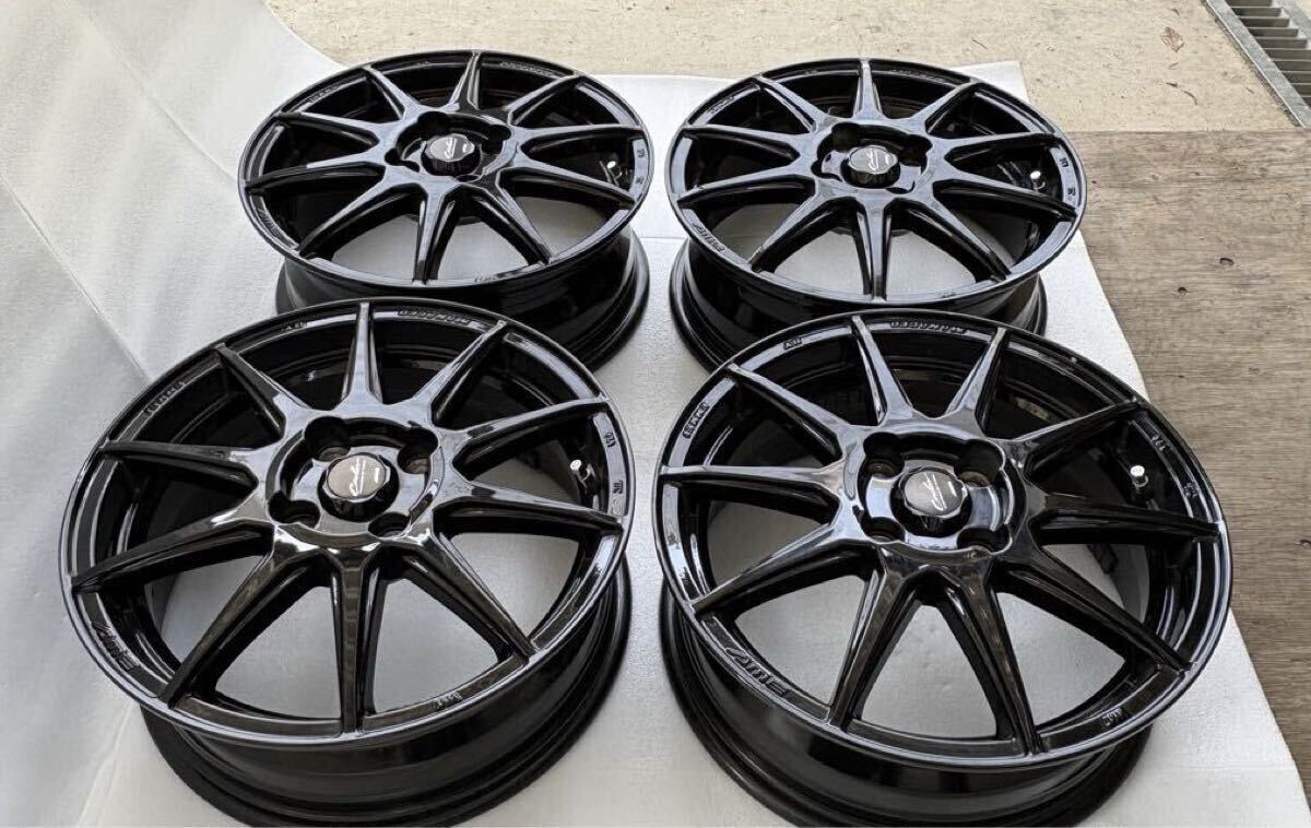 中古】レア！ENKEI エンケイ サーキュラー GTA K-95 18×9J +42 PCD114