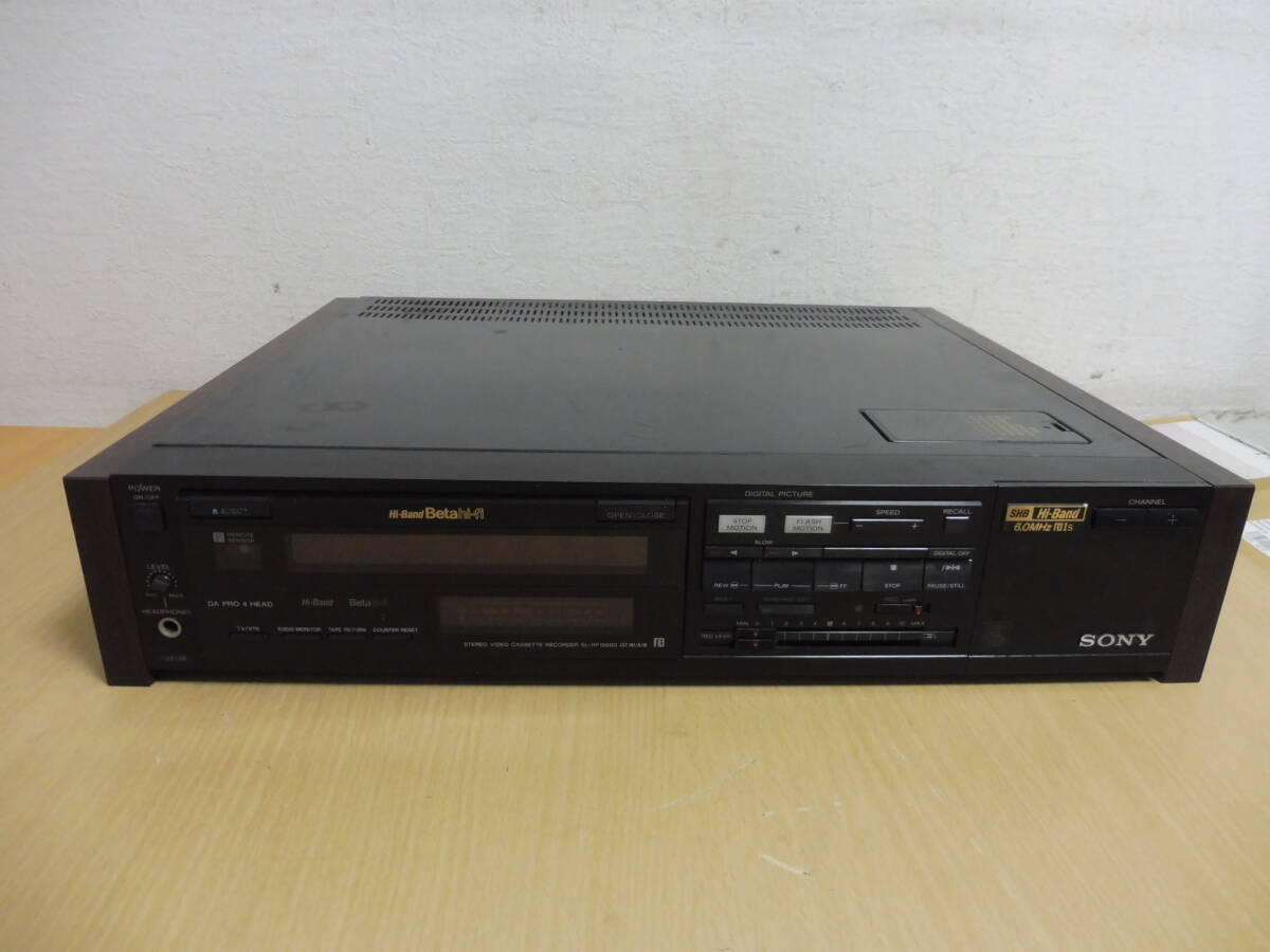 映像機器 【再生確認済】SONY Betamax SL-B5 / TT-B5 セット ソニー