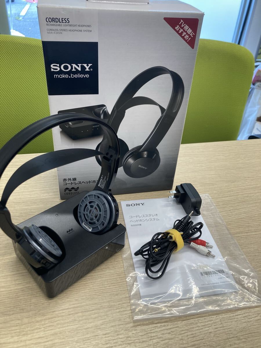 中古】SONY MDR-IF5K コードレスステレオヘッドホンシステムの落札情報