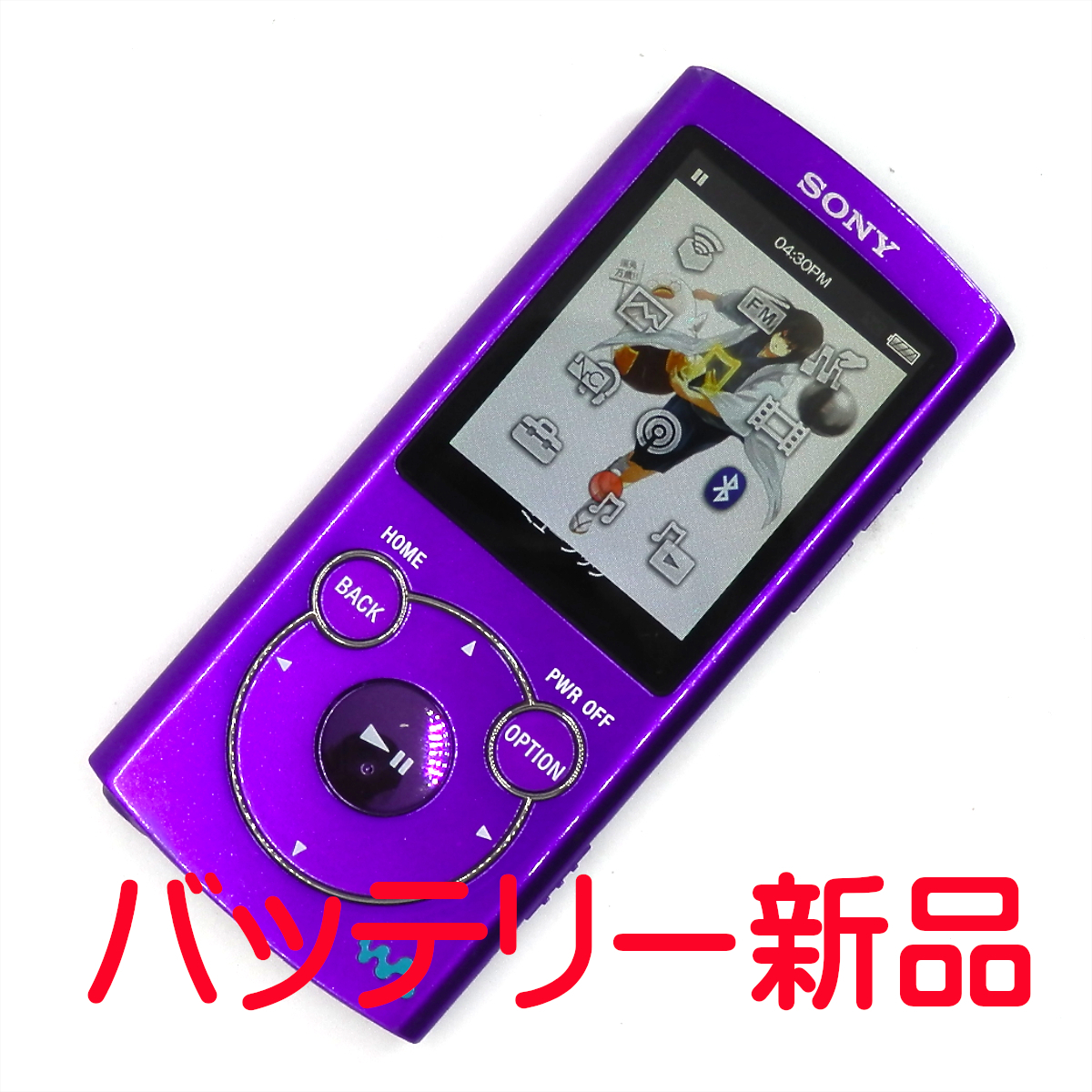 バッテリー大当たり】SONY ウォークマン NW-A608 2GB バイオレット