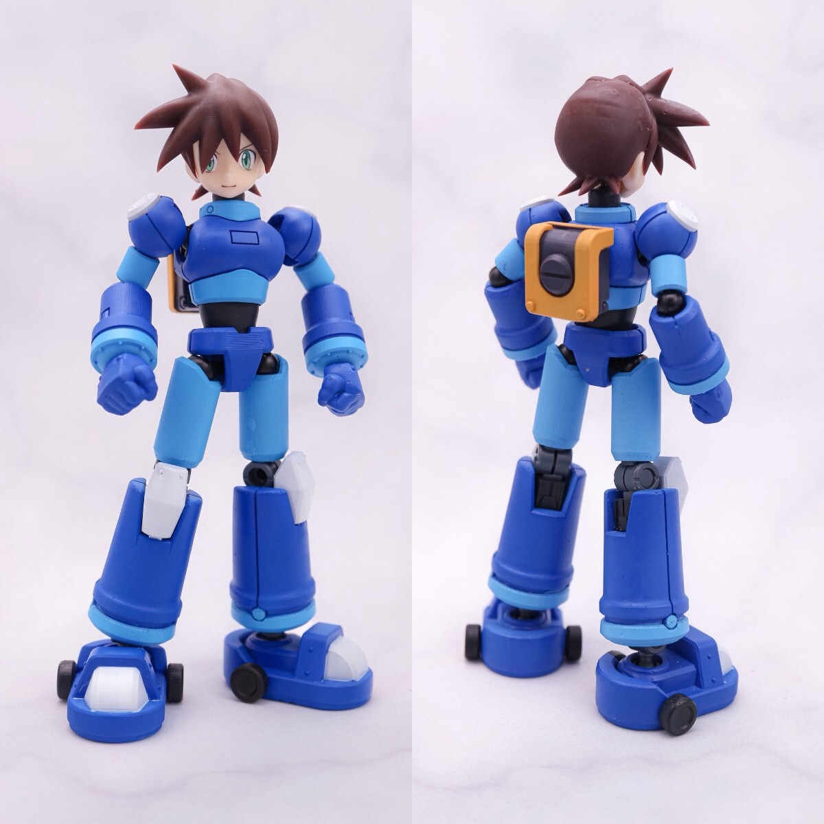 新品】ロックマン ロックマン&ラッシュロードスター ガレージキット 未