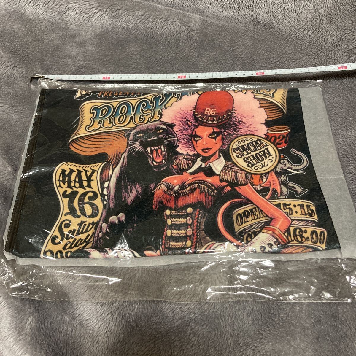 RUDE GALLERY × Rockin' Jelly Bean BLACK RUDE NIGHT Silk Screen