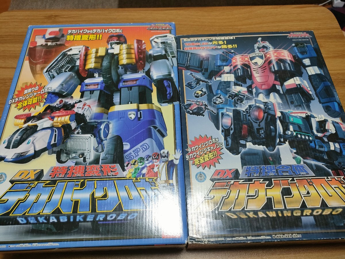 送料無料】戦隊ヒーロー ジャンク デカレンジャー デカウイングロボ