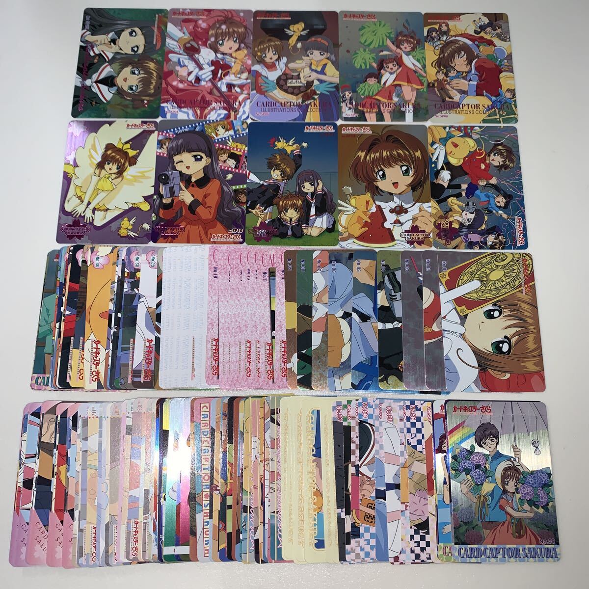 中古】カードキャプターさくら 原作版 トレカ 約10枚 (レア 5枚