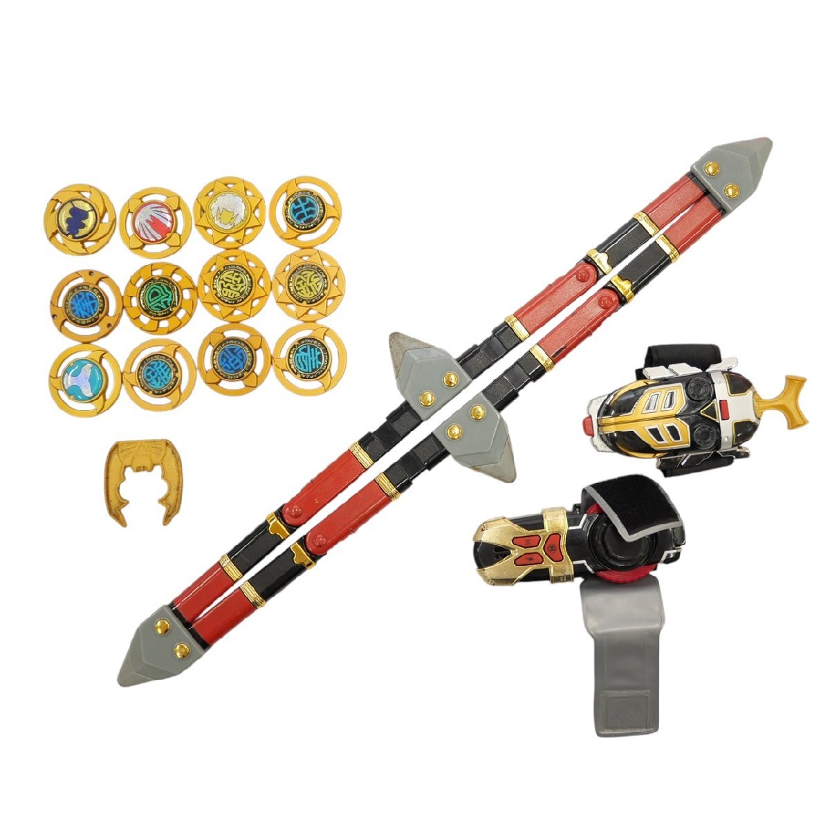 中古】貴重 忍風戦隊ハリケンジャー 変幻自在棍 イカヅチ丸 レアの落札