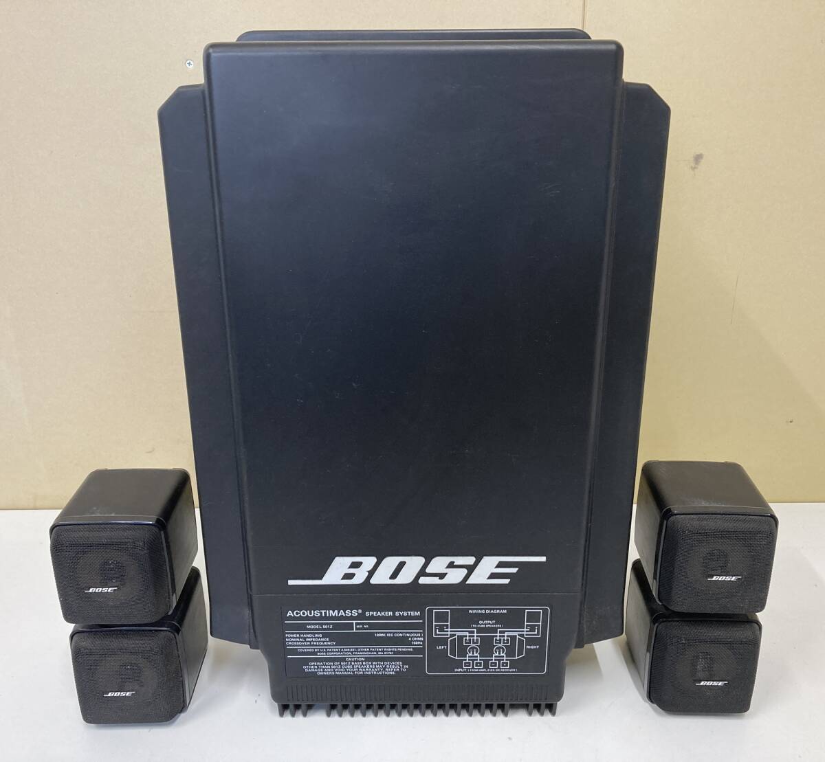 G867 BOSE AM-02 ボーズ ウーファー AM-02 スピーカー 101MM セット