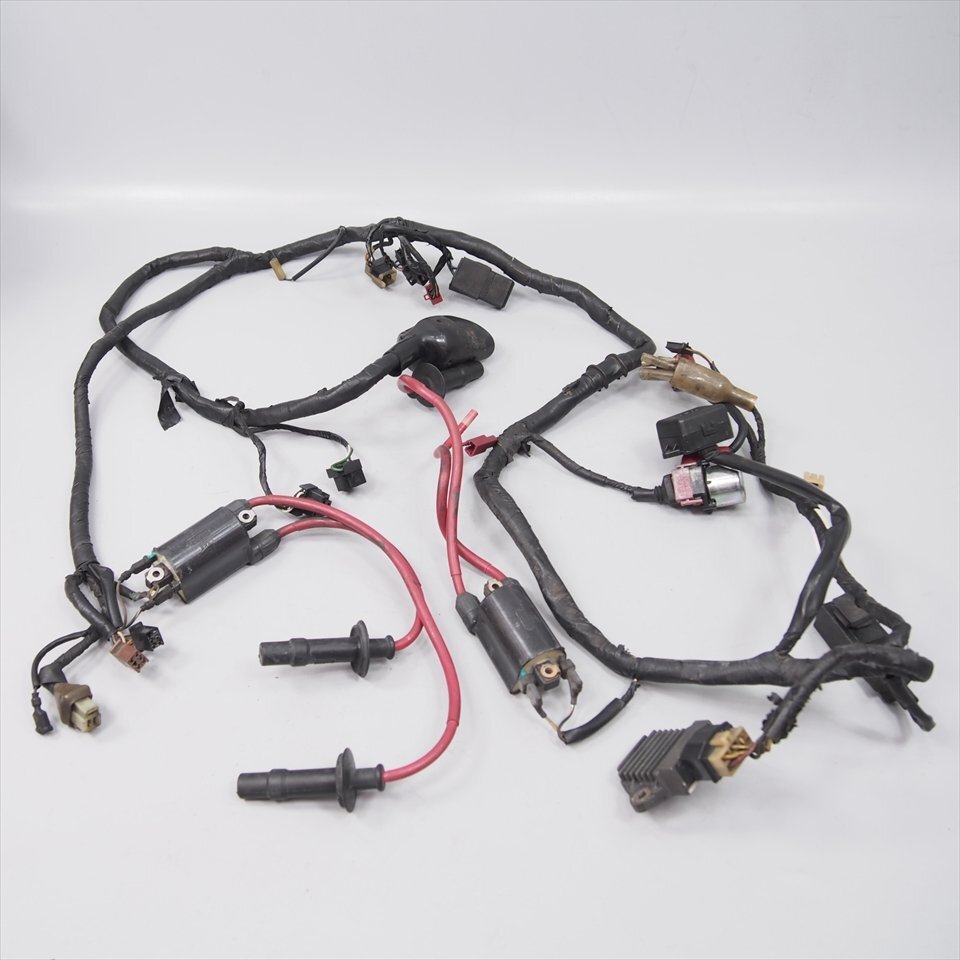 中古】良品 実働 ゼファー400 純正 メインハーネス イグナイター CDI