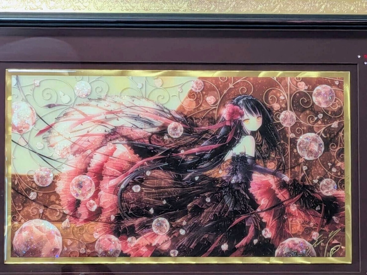 【美品】鈴平ひろ「NOIR DX」ミクストメディア アールビバン版画 本人サイン □鈴平ひろ版画□『NOIR（DX）』（ミクスドメディア）の落札情報詳細