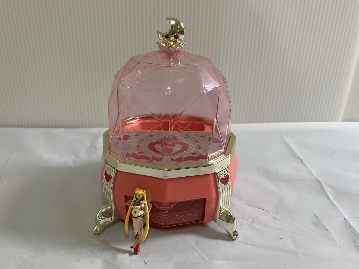 美品 バンダイ ハロー レディリン オルゴール付 宝石箱 元箱 昭和