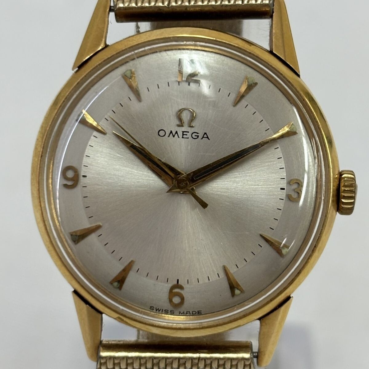 中古】正規【OMEGA/オメガ】デビル 1365 スイス製 ゴールドダイヤル