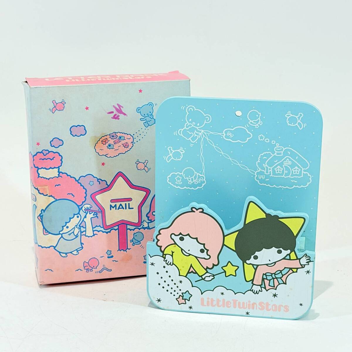 中古】希少 未使用 昭和レトロ リトルツインスターズ キキララ 手提げ