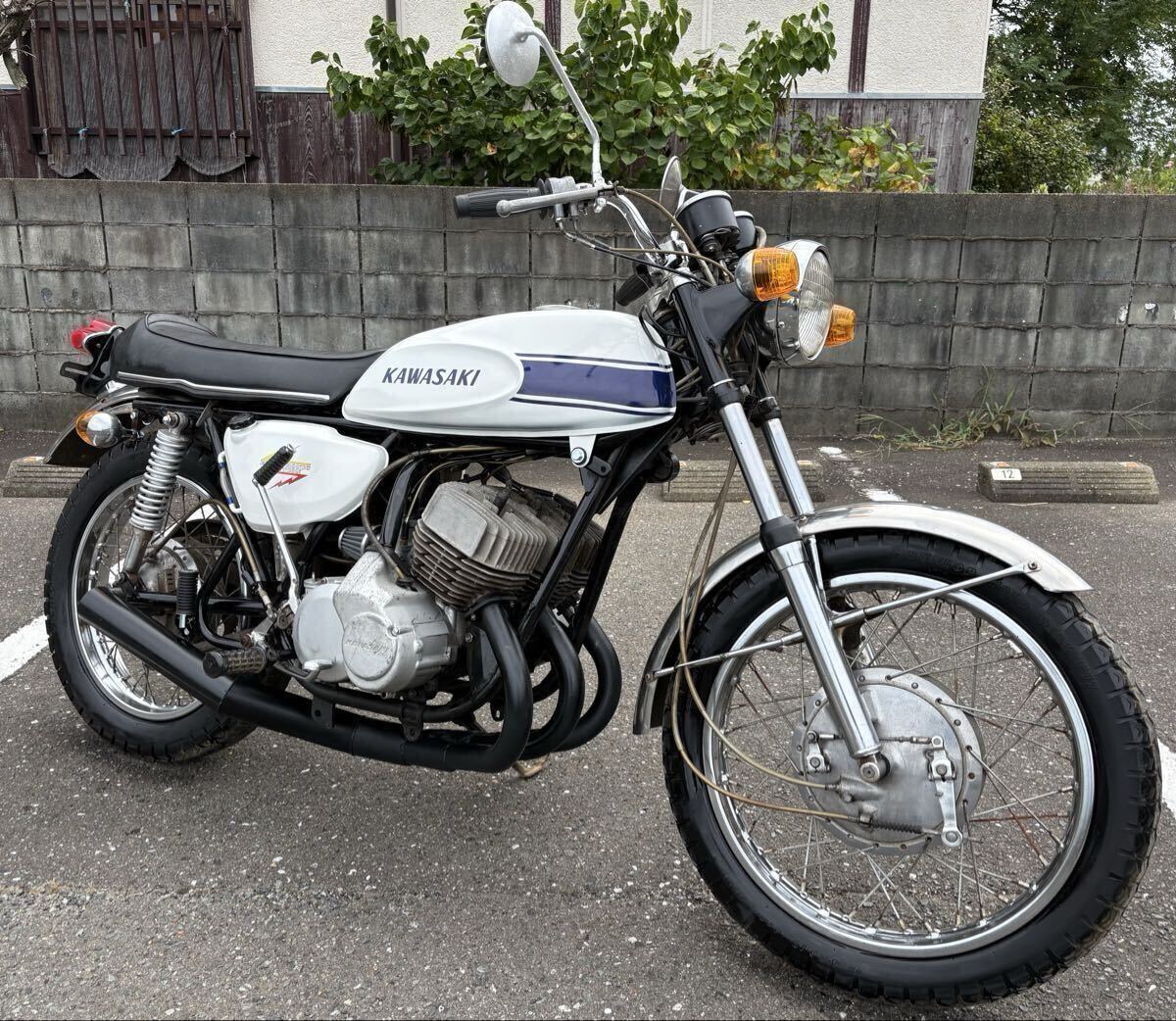 スズキ GT550 初期型 ダブルドラム 実働車 仕上げベース (検 GT380