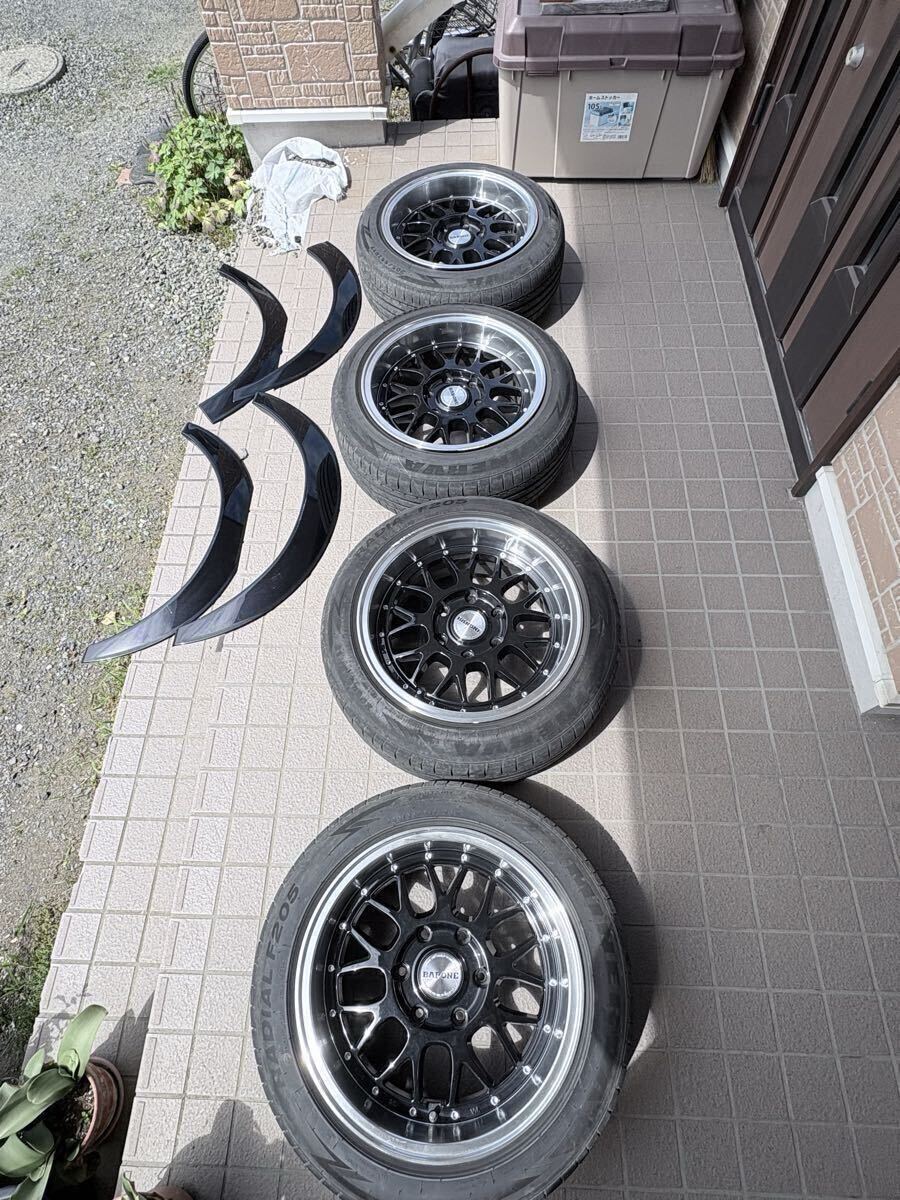 8342】極太 深リム ファブレス プロファンド 19インチ F9J R10J PCD139