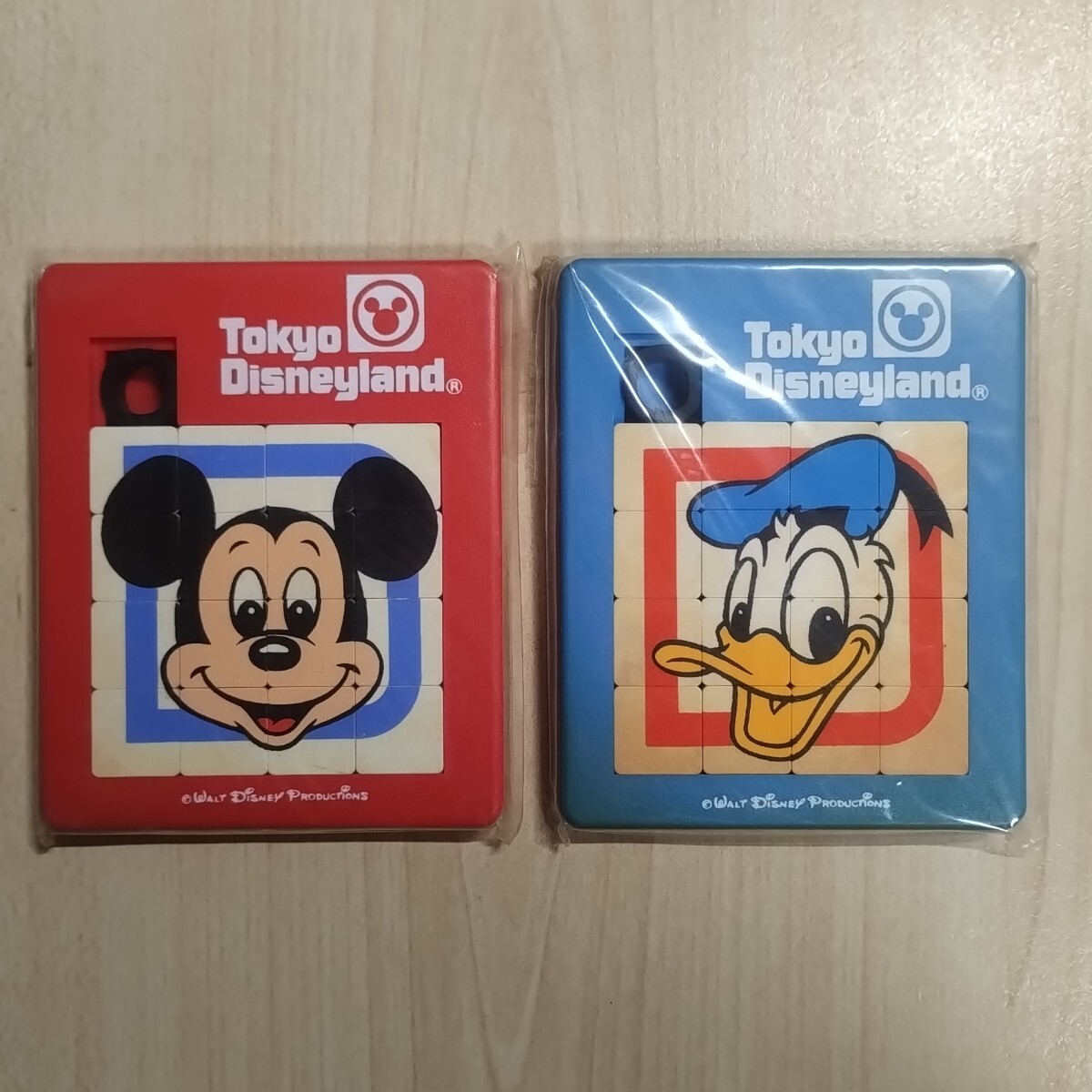 未使用保管品】東京ディズニーランド ステッカー 4枚セット 1980年代