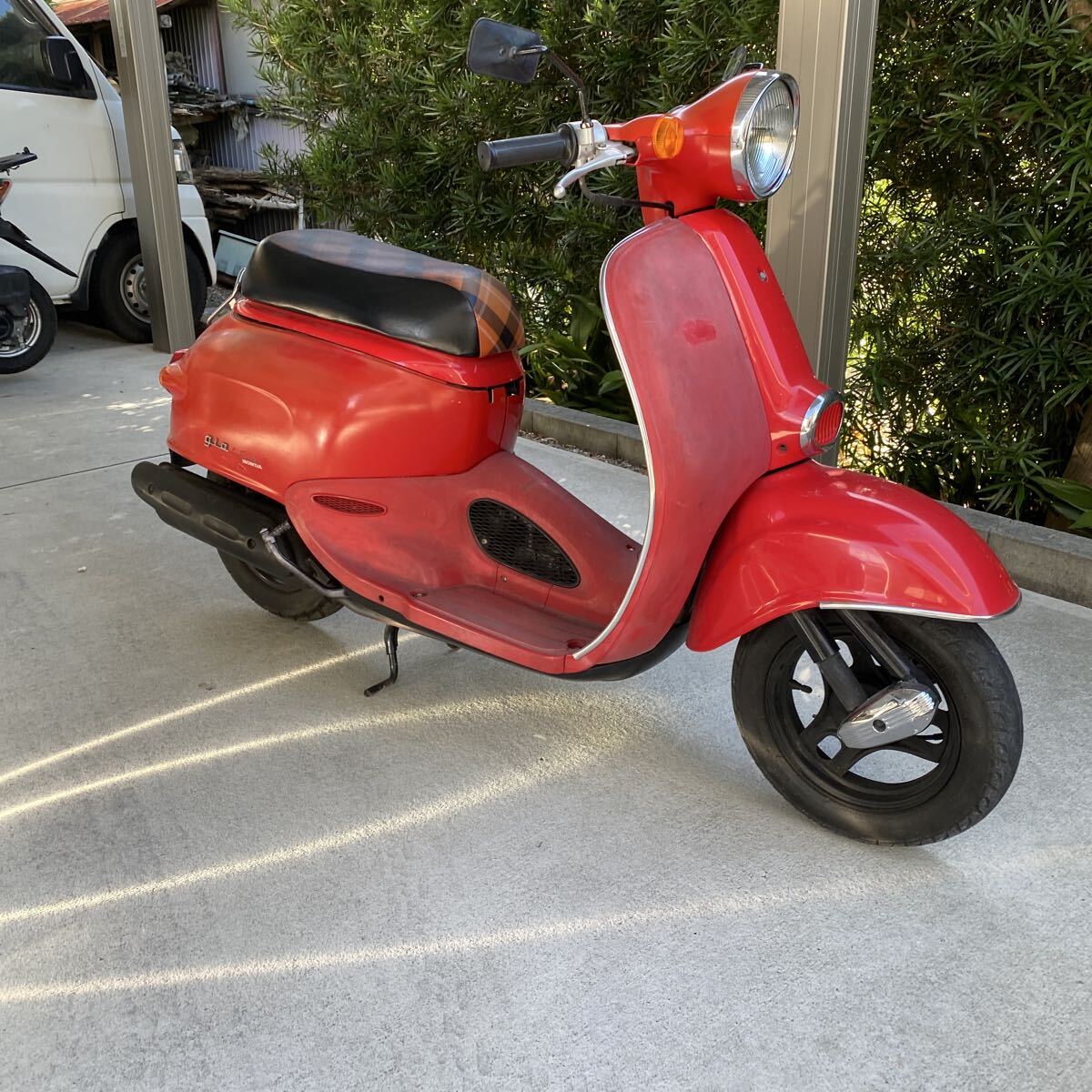 新品】ユナリ リボンタイヤ 2本 3.50-10インチ バイクタイヤ ホワイト