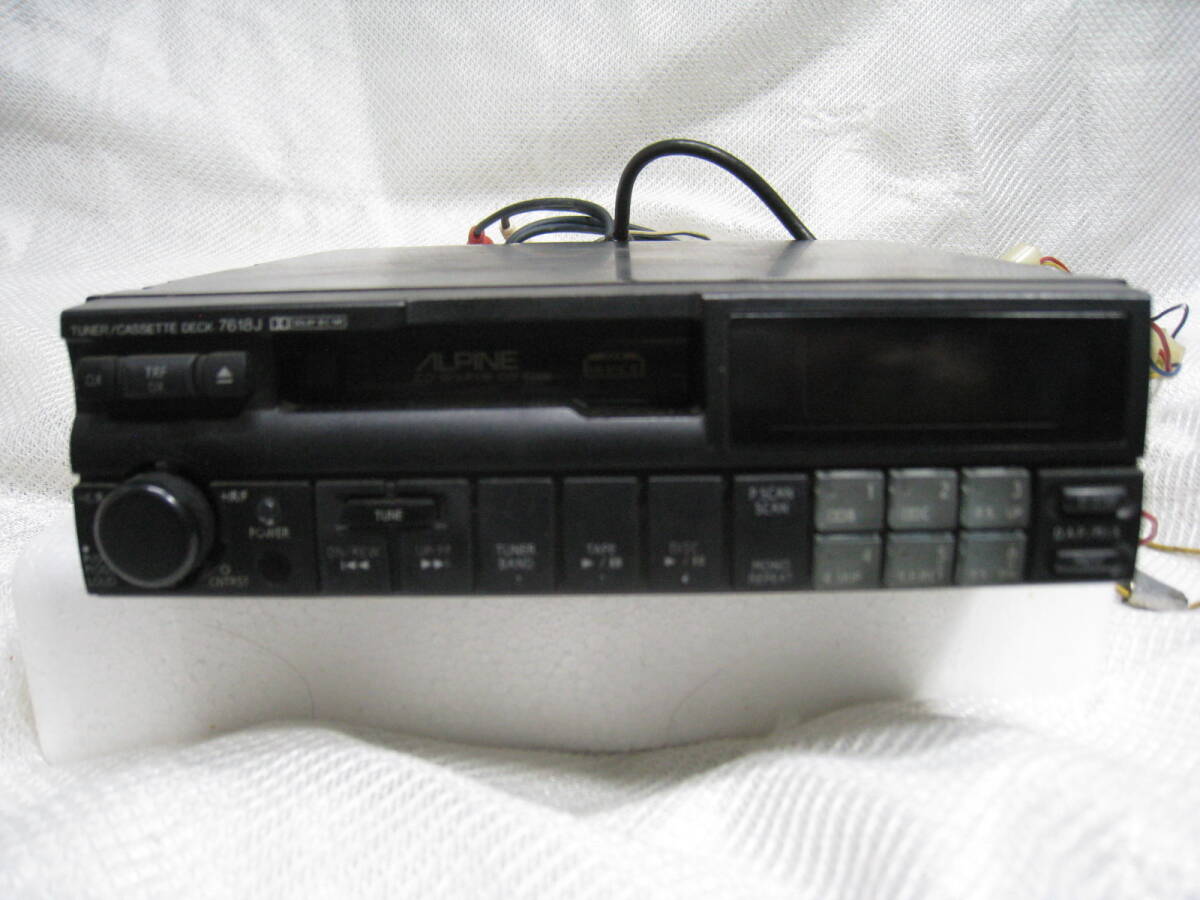 ○ALPINE アルパイン 7620J アンプレスカセットデッキ juba ジャンク品