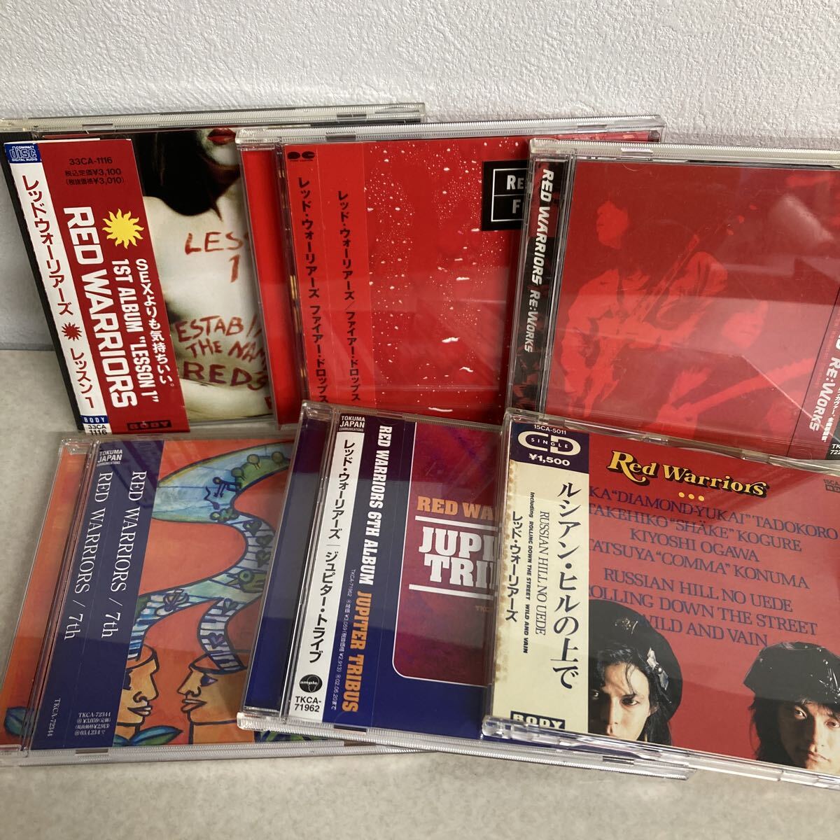 レッド ウォーリアーズ RED WARRIORS レコード 6枚 LP アルバム 5枚