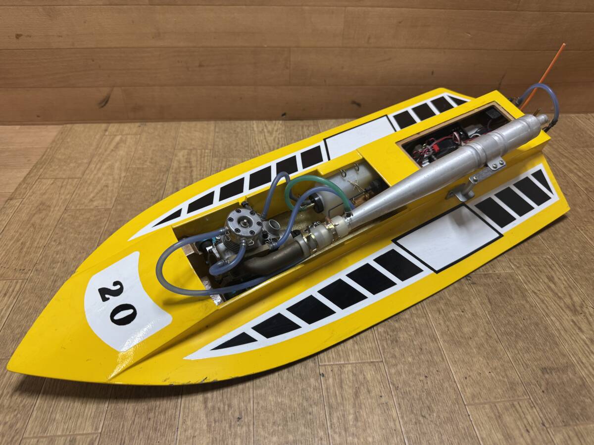 京商 エンジンラジコンボート GS15RPエンジン搭載 WIND RUSHⅡ WIND