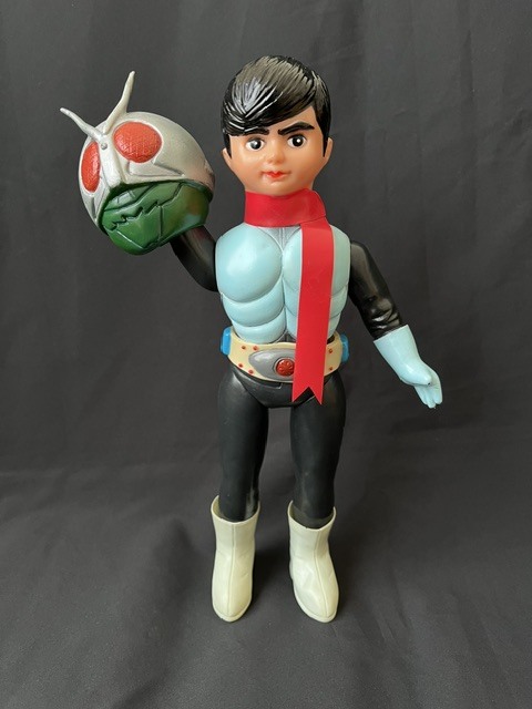 当時物 旧バンダイ 仮面ライダー 怪人ソフビ ゲバコンドル