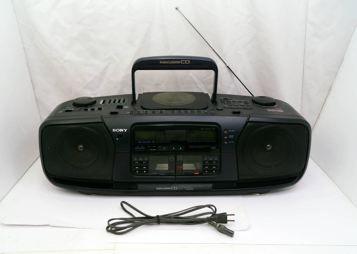 SONY ドデカホーン バブルラジカセCFD-700 リモコン付き☆DoDeCaHORN