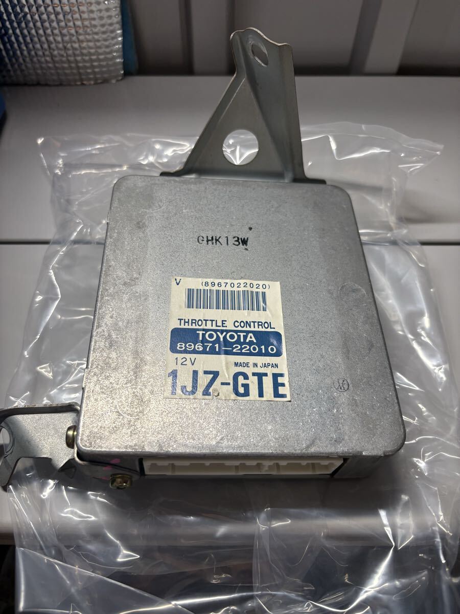 中古】jzx100 チェイサー スロットルコンピューター ECU マーク2 1jz